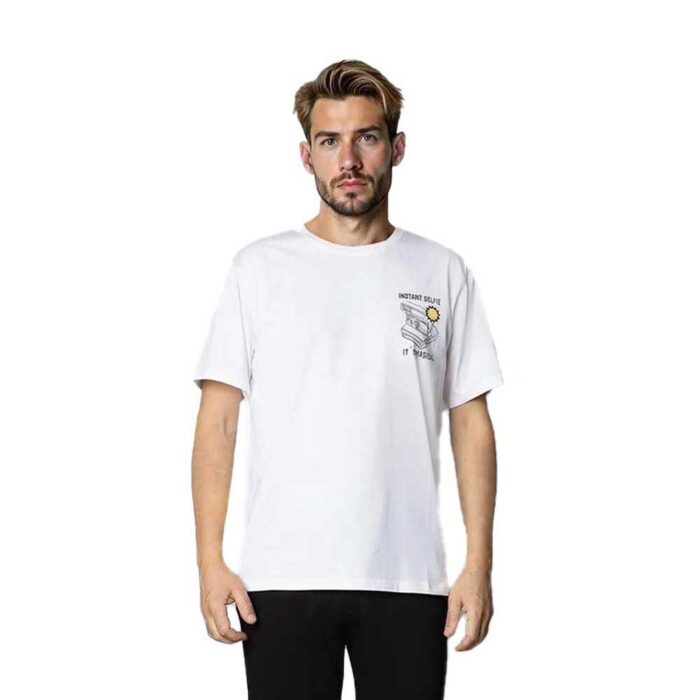 Clean Cut Selfie T-Shirt White