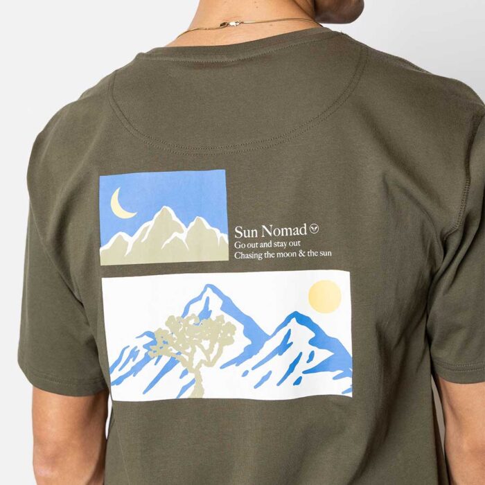 Fat Moose Marcel T-Shirt Army Green - Image 2