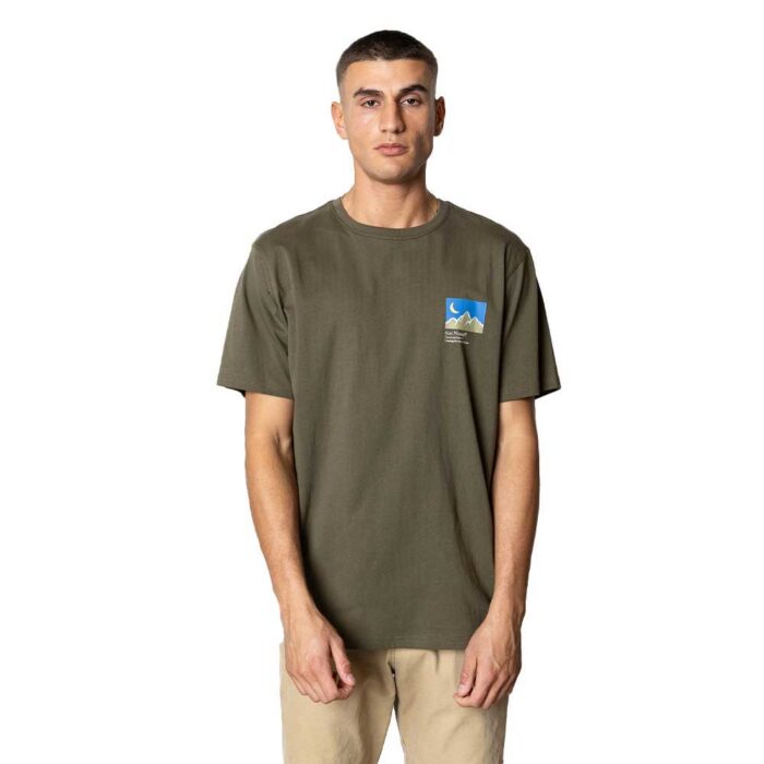 Fat Moose Marcel T-Shirt Army Green