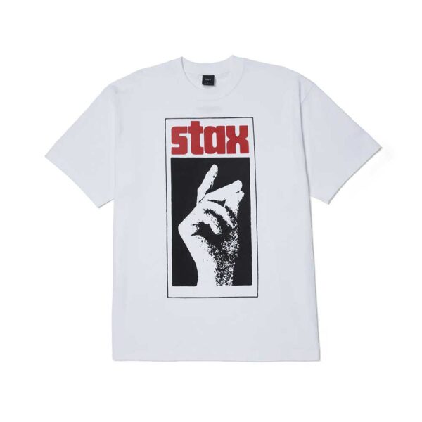 HUF x STAX Snap T-Shirt White