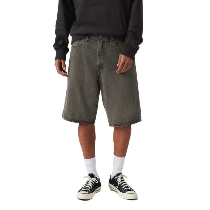 Levi's 478 Baggy Denim Shorts Black
