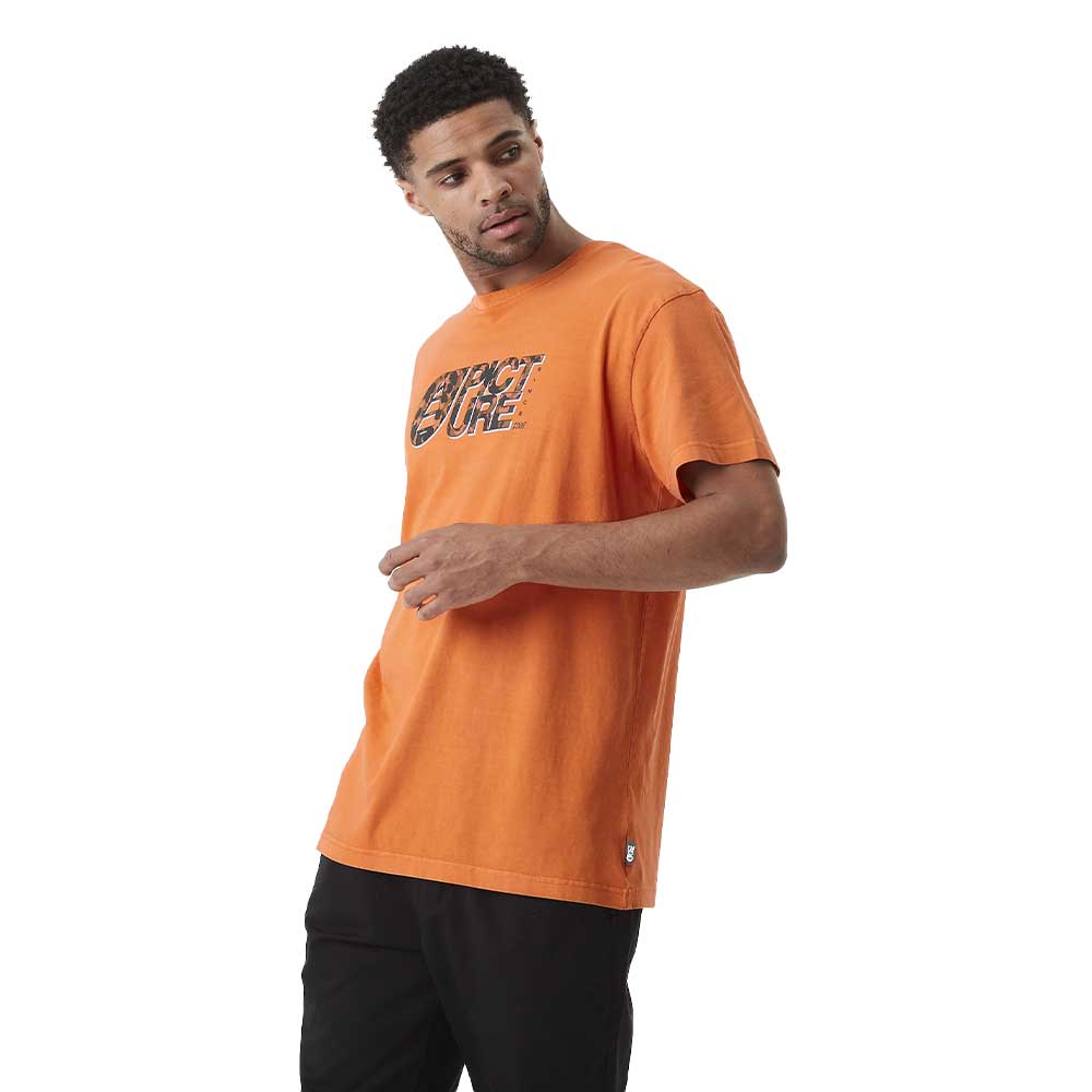 Picture Basement Leo T-Shirt Washed Dusty Orange - Image 2