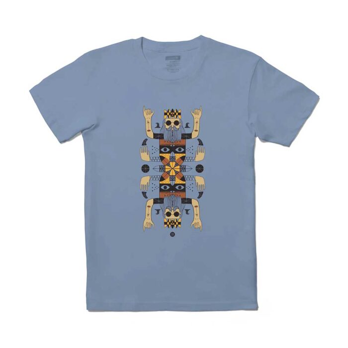 Stance Coastal Opposites T-Shirt Stone Blue