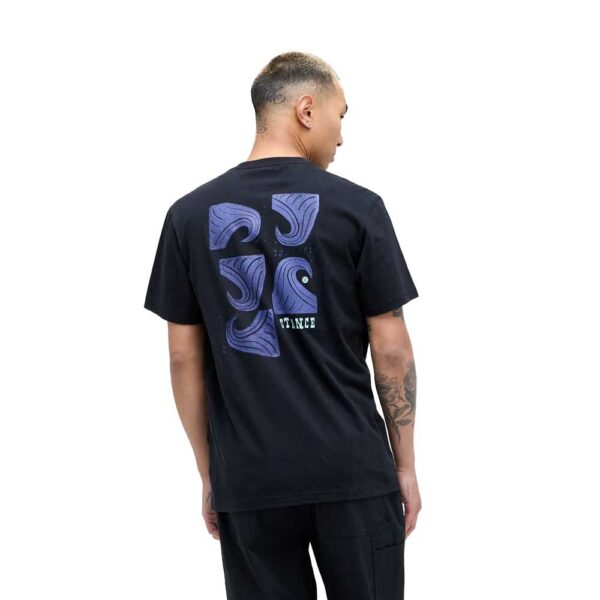 Stance Stacked Swell T-Shirt Black