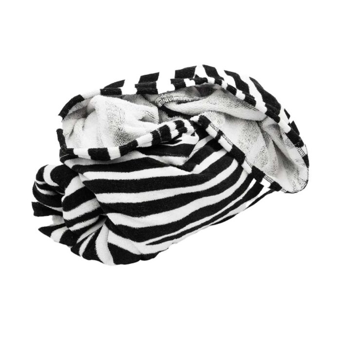 Volcom Hooded Changing Unisex Towel Black White