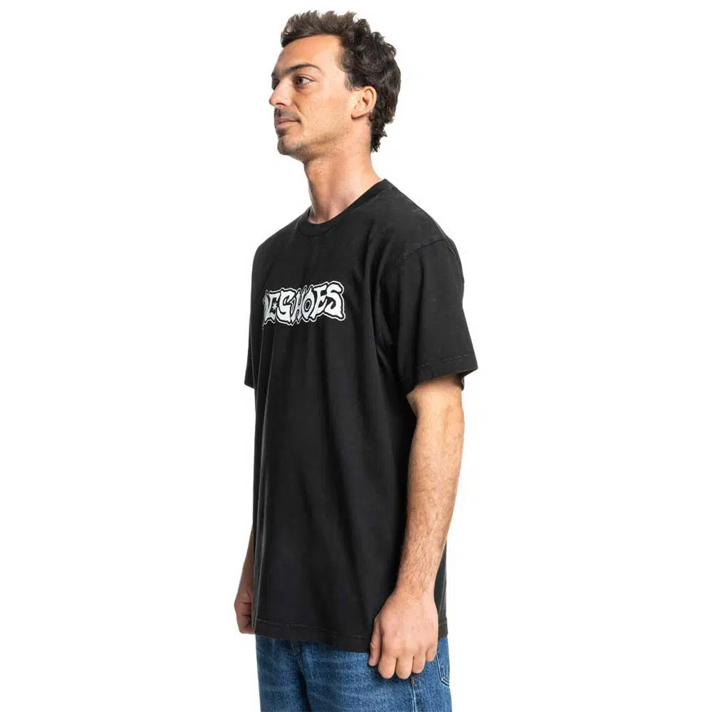 DC Diehard T-Shirt Black Rain Wash - Image 2
