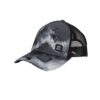 Trucker καπέλο Emerson σε μαύρο tie-dye σχέδιο με δίχτυ και ρυθμιζόμενο snapback κούμπωμα