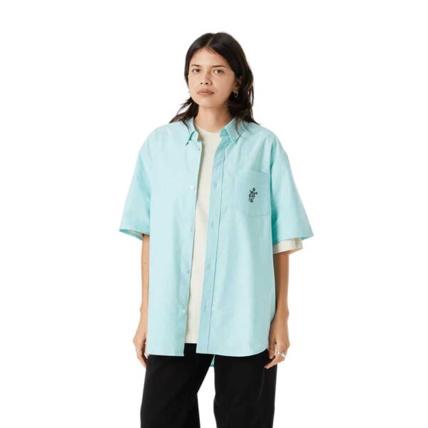 HUF Icarus Oxford Unisex Shirt Diffused Jade