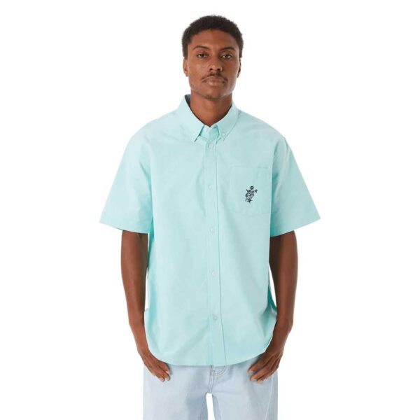 HUF Icarus Oxford Unisex Shirt Diffused Jade