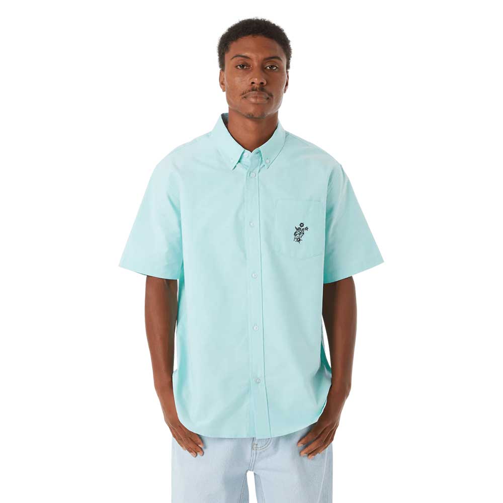 HUF Icarus Oxford Unisex Shirt Diffused Jade