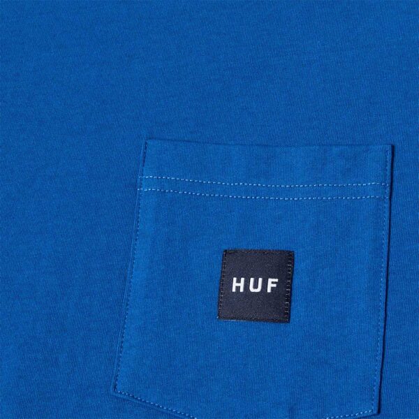 HUF Set Box Logo Pocket T-Shirt Cobalt Blue