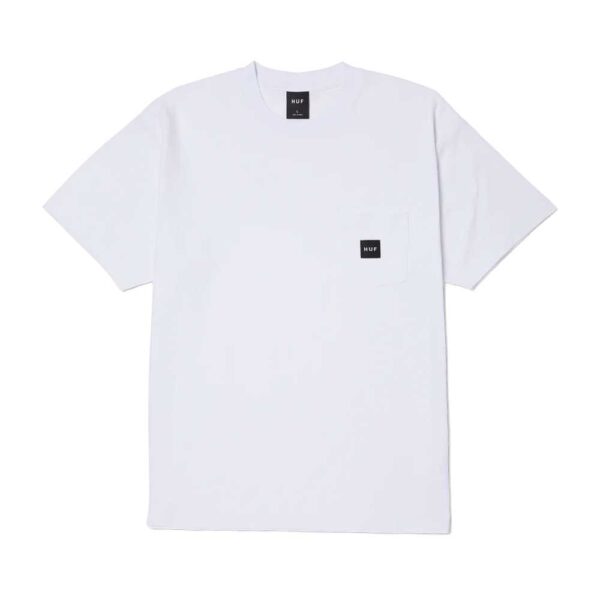 HUF Set Box Logo Pocket T-Shirt White