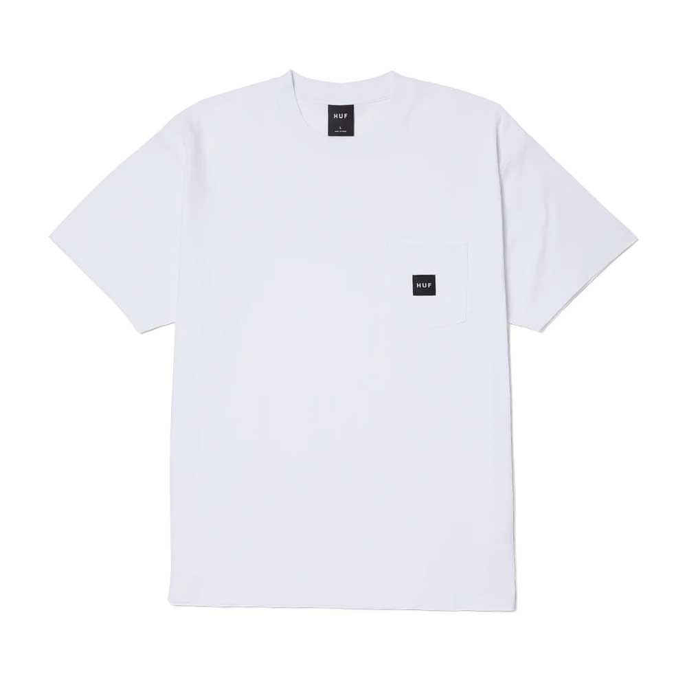 HUF Set Box Logo Pocket T-Shirt White