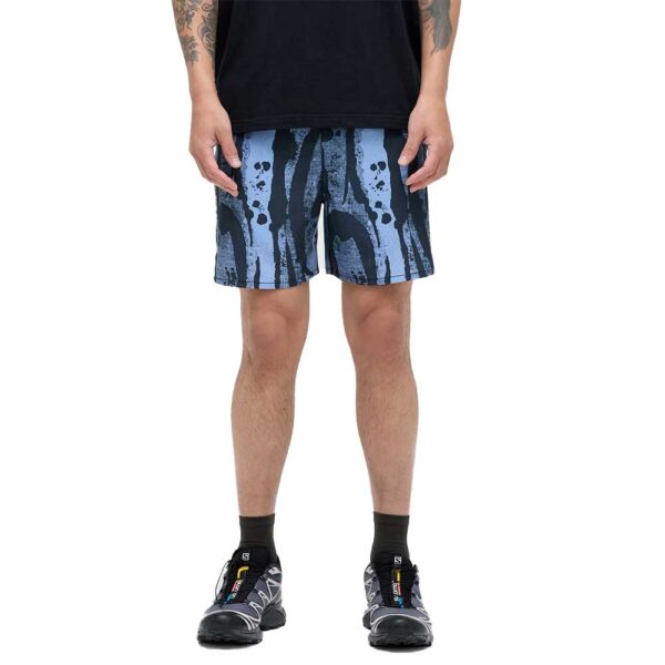 Ανδρικό υβριδικό σορτς Stance Complex σε χρώμα stone blue με ελαστική μέση και πλαϊνές τσέπες