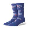 Stance Odette Crew Socks Navy