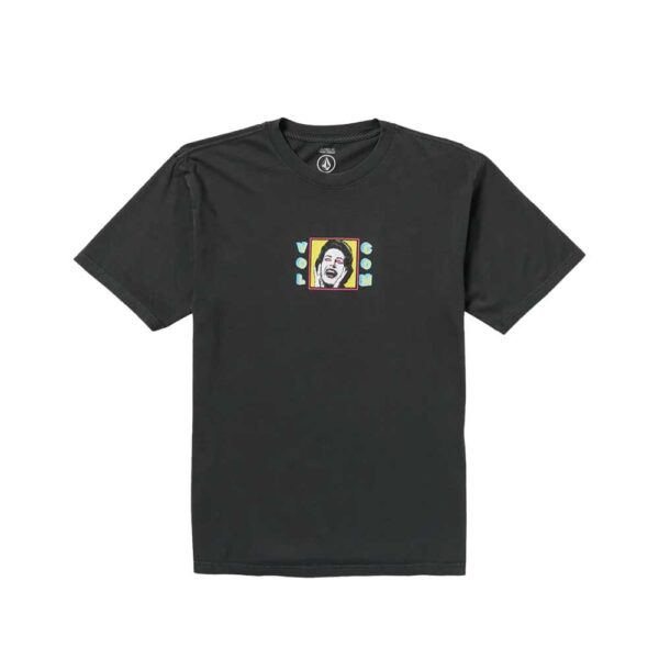 Ανδρικό T-shirt Volcom Space Thing σε χρώμα Stealth με διαστημικό γραφικό print