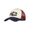 Buff Jari Trucker Cap σε μέγεθος L-XL με ρυθμιζόμενο γείσο, διάτρητη πλάτη και πολύχρωμο σχέδιο.