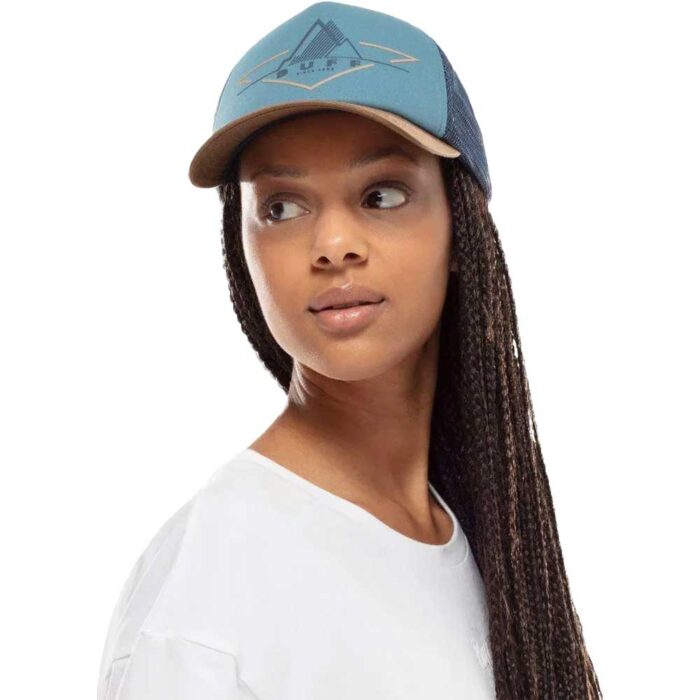 Buff Unisex Trucker Cap Brak Stone Blue