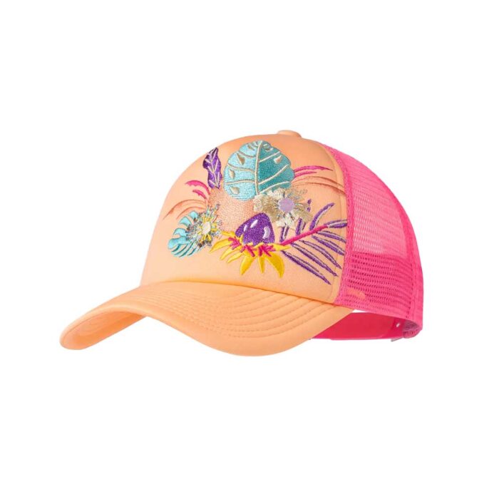 Buff Youth Trucker Cap Neottia Coral