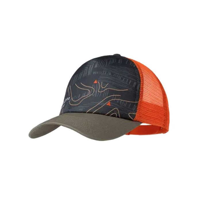 Παιδικό καπέλο BUFF Trucker Cap Suber Multi με έντονα χρώματα και διχτυωτό πίσω μέρος, ιδανικό για καλοκαιρινές δραστηριότητες.