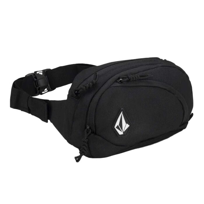 Τσάντα μέσης Volcom Waisted Pack σε μαύρο χρώμα με ρυθμιζόμενο ιμάντα και 4 θήκες