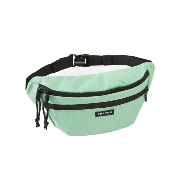 Unisex τσαντάκι μέσης Burton 3L Hip Pack σε χρώμα Soft Sage με κύρια θήκη, εξωτερική τσέπη με φερμουάρ και ρυθμιζόμενο ιμάντα