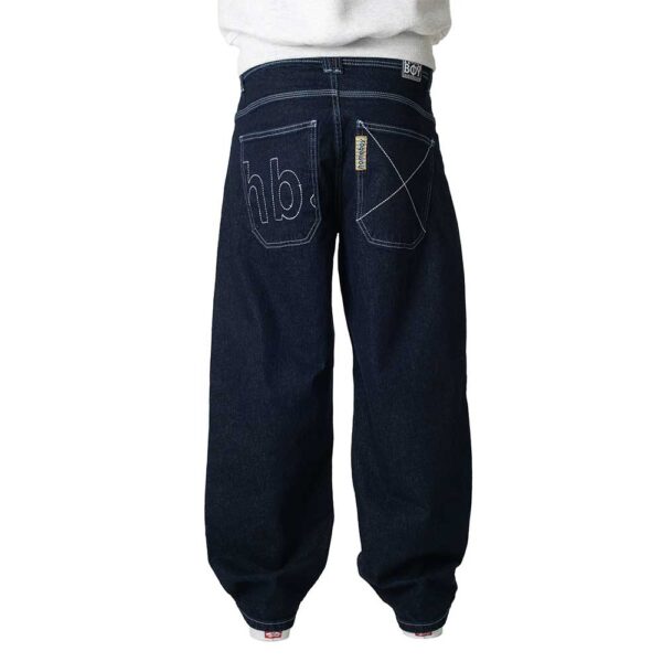 Homeboy X-Tra Monster HB Denim Pant Indigo super baggy τζιν με 5 τσέπες και κεντημένο HB λογότυπο