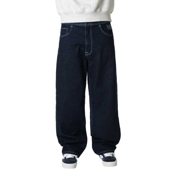Homeboy X-Tra Monster HB Denim Pant Indigo super baggy τζιν με 5 τσέπες και κεντημένο HB λογότυπο