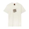 santa cruz pace deathtrap t-shirt natural t-shirt με μικρό τύπωμα στο στήθος και μεγάλο γραφικό στην πλάτη