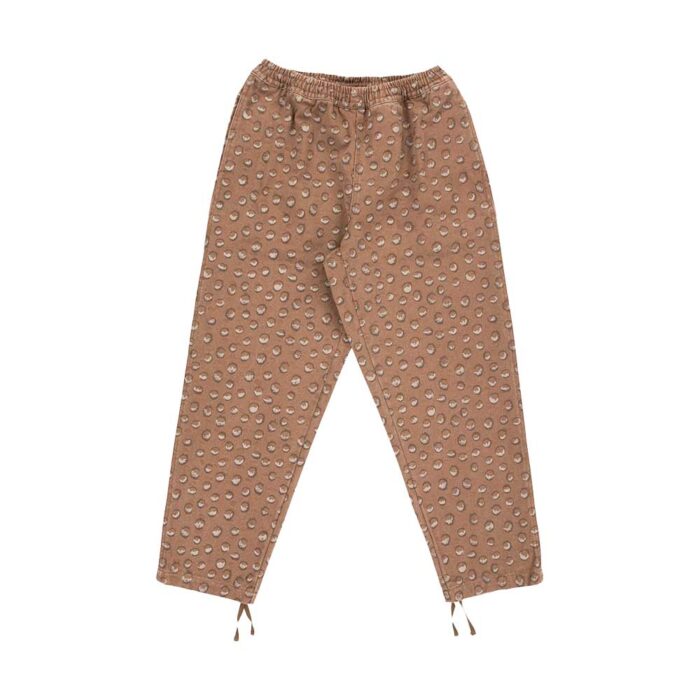 santa cruz unite pant jaguar relaxed fit παντελόνι με ελαστική μέση, τσέπες, ρυθμιζόμενα μπατζάκια και jaguar τύπωμα