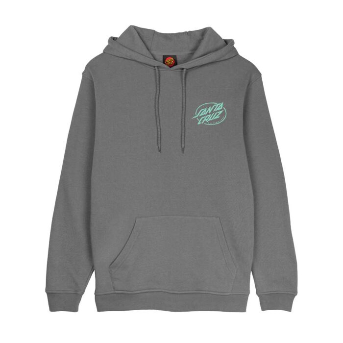 santa cruz wooten cyber hood black μαύρο φούτερ με κουκούλα και cyber graphic σχέδιο