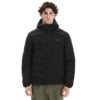 EMERSON 252.EM10.56 Puffer Jacket μαύρο με κουκούλα και ανακυκλωμένο γέμισμα