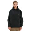 emerson logo hoodie forest teal ανδρικό φούτερ με κουκούλα, fleece υφή, κρυφή τσέπη κινητού και λογότυπο υψηλής πυκνότητας στο στήθος
