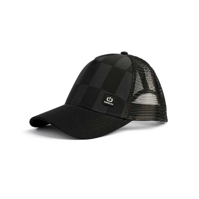 μαύρο καπέλο black trucker cap emerson