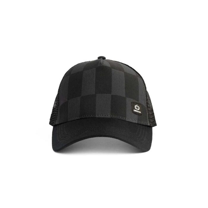 μαύρο καπέλο black trucker cap emerson