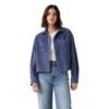Γυναικείο Levi’s Celine Cozy Shacket σε μπλε indigo corduroy, standard fit με κουμπιά και κλασικό γιακά.