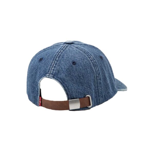 Levi’s Men’s Essential Cap jeans blue τζιν καπέλο 100% βαμβάκι με μαλακό denim και ρυθμιζόμενο δερμάτινο κλείσιμο