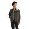 Ανδρικό Levi’s denim jacket με χαλαρή εφαρμογή και sherpa επένδυση για ζεστασιά