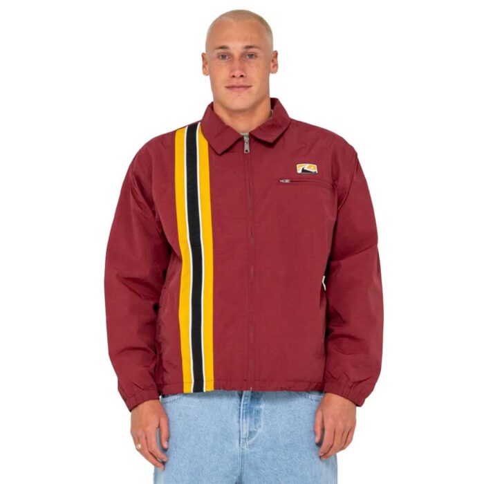 Rusty Concealer Shell Jacket, shell jacket με φερμουάρ, κλασικό γιακά, ελαστικές μανσέτες και regular fit.