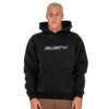 Rusty Flip Daddy Hoodie Black – Ανδρικό oversized φούτερ με κουκούλα και λογότυπο στο στήθος