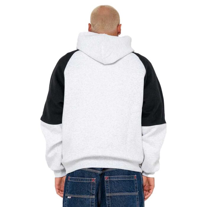 Rusty Heat Check Unisex Hoodie Grey με κουκούλα, relaxed fit και Thermochromic print που αλλάζει χρώμα με τη θερμότητα.