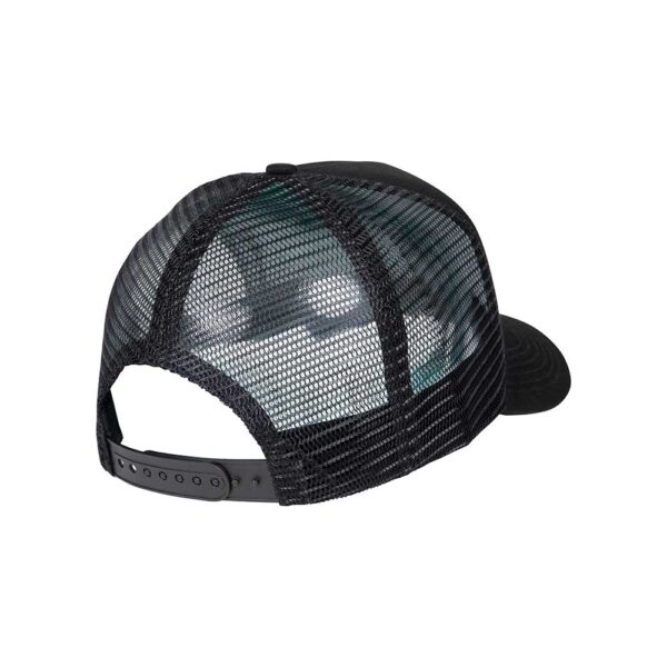 Santa Cruz Minimal Burnt Opus μαύρο trucker καπέλο με αφρώδες μπροστινό, mesh πίσω και print μπροστά