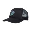 Santa Cruz Minimal Burnt Opus μαύρο trucker καπέλο με αφρώδες μπροστινό, mesh πίσω και print μπροστά