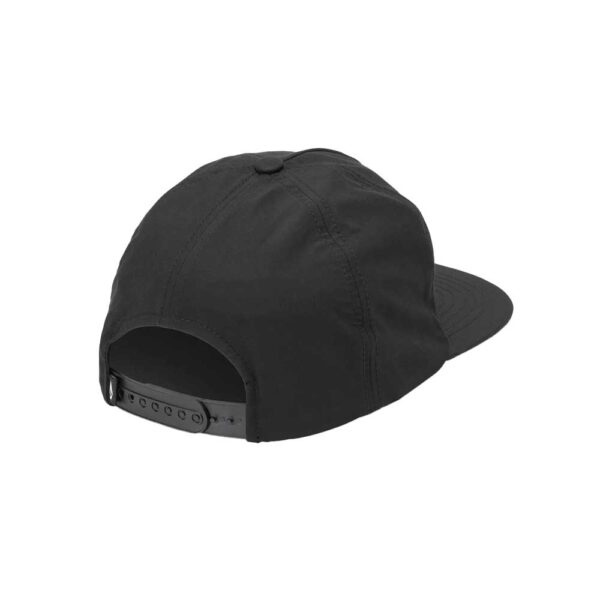 Volcom Callum Rooney Cap Black ανδρικό καπέλο με 5-panel σχεδιασμό και εμπρός τύπωμα Callum Rooney.