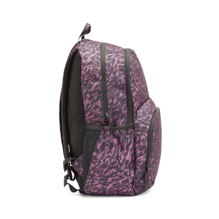volcom upperclass animal print backpack σακίδιο με animal print, χωρητικότητα 22.25 λίτρα, τρεις θήκες και laptop sleeve