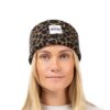 Eivy Throwback Sherpa Headband Leopard από sherpa fleece με ρυθμιζόμενο κορδόνι.