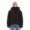 Γυναικείο puffer EMERSON Black με κουκούλα και SOFEELATE® γέμισμα.