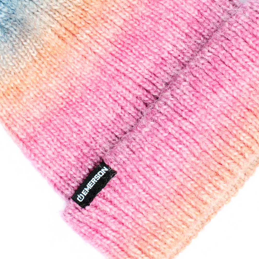 Γυναικείο σκουφί Emerson multicolor, ελαστική πλέξη, πολύχρωμο, χειμερινό αξεσουάρ, cozy knit beanie