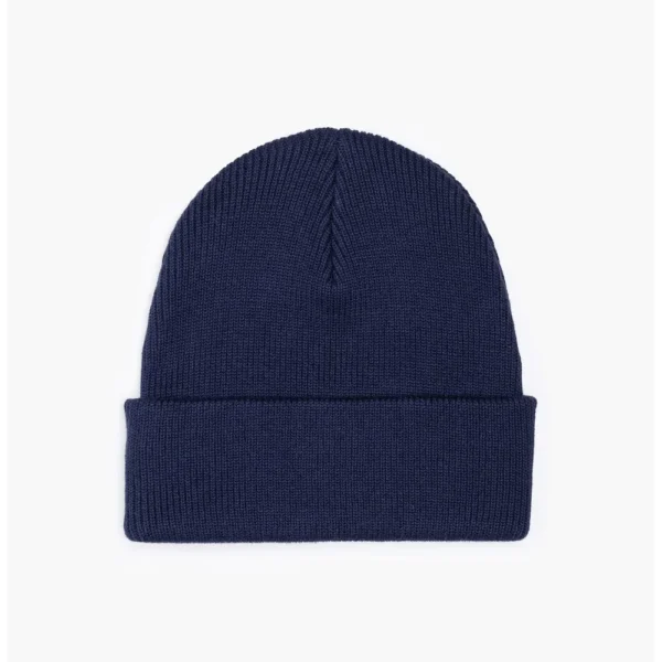 "Levi's Backpatch Beanie σκουφάκι σε navy blue, 100% βαμβακερό, με κλασική πλέξη και λογότυπο Levi's"