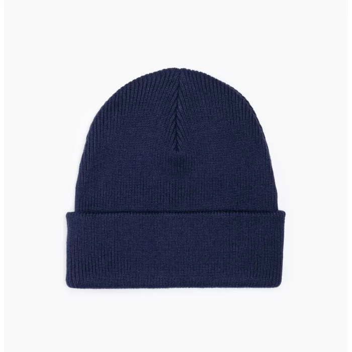 "Levi's Backpatch Beanie σκουφάκι σε navy blue, 100% βαμβακερό, με κλασική πλέξη και λογότυπο Levi's"